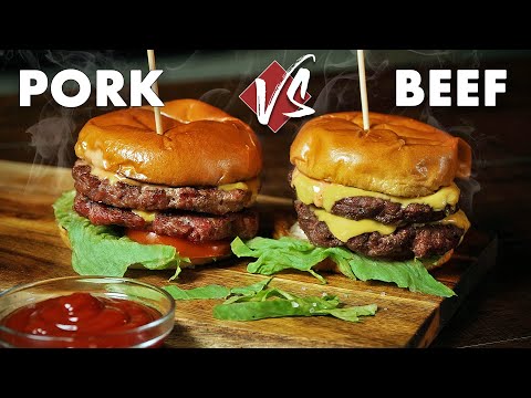 The EXTREME BURGERS FIGHT - Is Pork Better Than Beef?