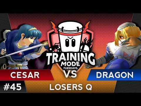 TMT 45 - Cesar (Marth) VS American Dragon (Sheik) - SSBM Losers Quarters - Melee