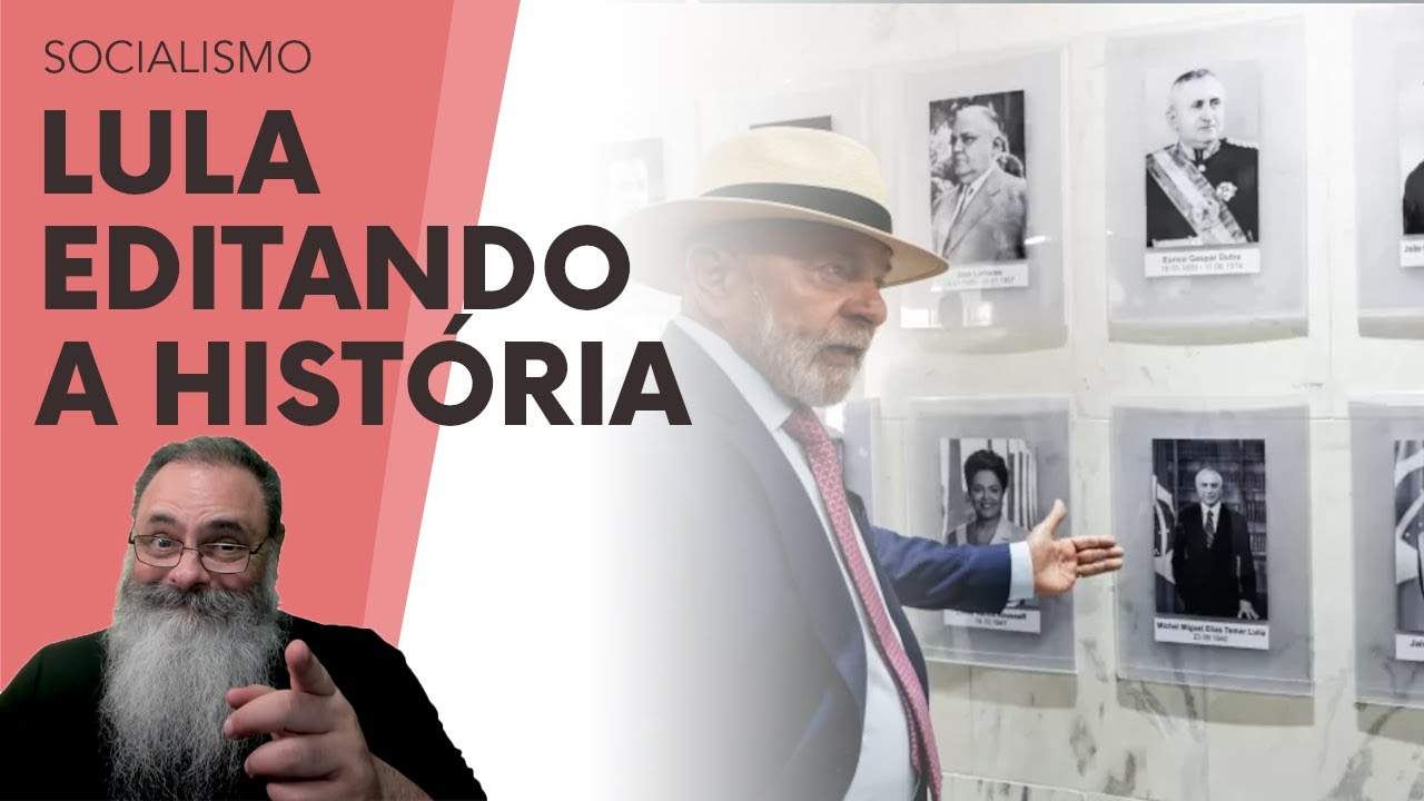 LULA quer REESCREVER a HISTÓRIA dos PRESIDENTES para DESVIAR ATENÇÃO da FALA sobre "AMANTE/ESPOSA"