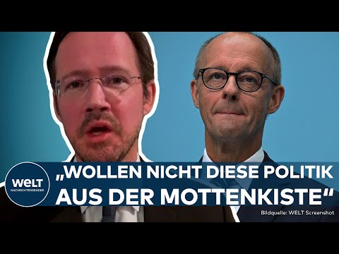 Video Thumbnail: SPD: "Politik von vorgestern" - Stellvertretender Fraktionschef Wiese rechnet mit Friedrich Merz ab