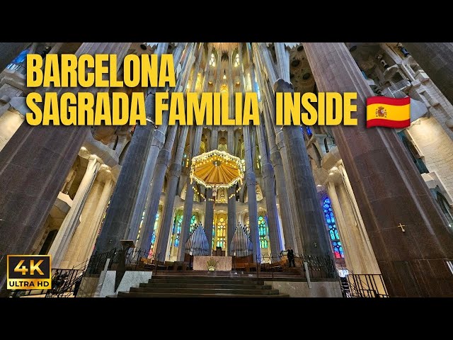 Barcelona Spain 🇪🇸 – Inside Sagrada Familia | Gaudí Masterpiece 4K SDDEFAULT Thumbnail