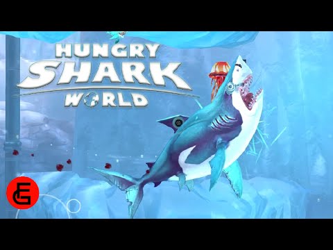Hungry Shark World  | Arctic Ocean Gameplay With Great White Shark