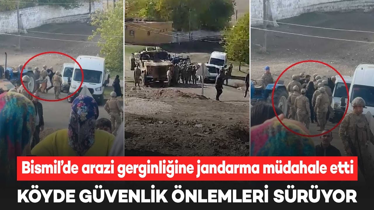 Bismil’de arazi kavgasına jandarma müdahale etti: 2 gözaltı - Bismil Haber