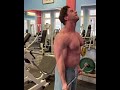 Big Young Hairy Bodybuilder Working Out