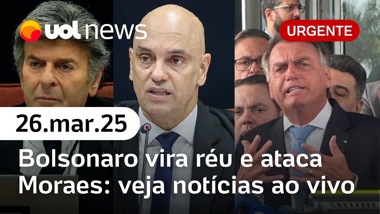 Bolsonaro vira réu, cita prisão e ataca Moraes: veja decisão do STF, repercussão e últimas notícias