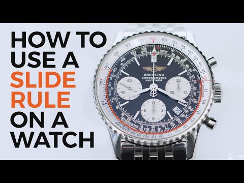 How to Use a Slide Rule on a Watch | Breitling Navitimer