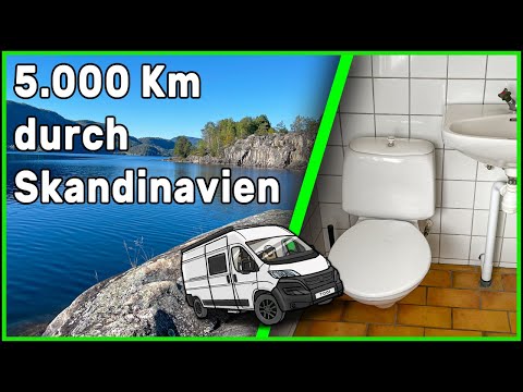 5,000km through Sweden / Norway with a campervan Part 1 🚐 3-week road trip | Vanlife