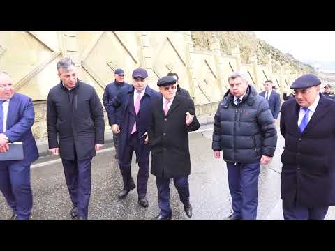 Nazir Kəmaləddin Heydərov Bibiheybət yolunda yaranmış sürüşmə təhlükəsi ilə əlaqədar ərazidə olub