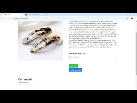 Cs50’s Web Programming With Python And Javascript Project 2 Commerce Cs50 Coding Software
