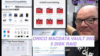 ORICO MACDATA VAULT 5disk RAID 20Gb/s!! trashcan macs and M4's