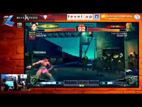 SSF4 AE: Y24 (Chun-Li) vs TATEYAMA (Dhalsim) - NSB25 Blocks