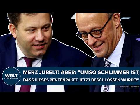 DEUTSCHLAND: "Das ist ein Sieg für Friedrich Merz!" Kanzlermehrheit bei der Rente!