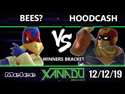 S@X 332 SSBM - Hoodcash (Captain Falcon) Vs. Bees? (Falco) Smash Melee Winners Round 2