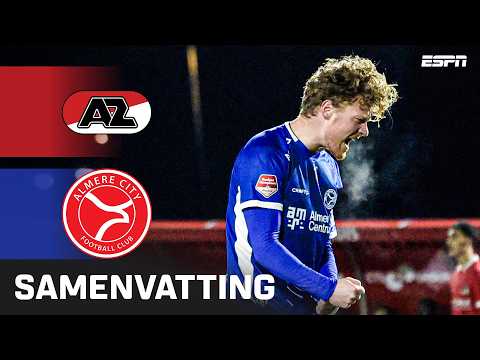 🤩 WERELDGOAL van JULIAN RIJKHOF in DOELPUNTRIJK duel ⚽️ | Samenvatting Jong AZ - Almere City