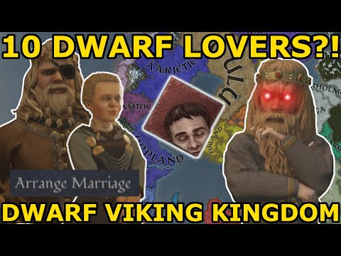 CREATING A VIKING DWARF KINGDOM?! - Crusader Kings 3 DWARF VIKING CHALLENGE RUN