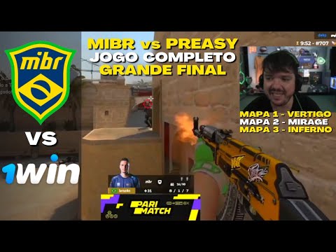 MIBR vs 1WIN - GRANDE FINAL COMPLETA (Todos os Mapas) CCT 2023 Online Finals 3