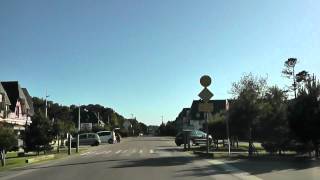 preview picture of video 'Driving Along Avenue Victoria, Boulevard de la Mer & Rue des Acacias, Sables-d'Or-les-Pins, France'