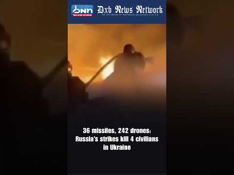 Russia Oreshnik Hypersonic Strike Ukraine 36 Missiles 242 Drones