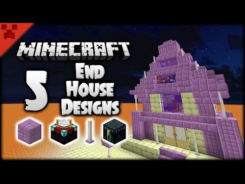I Came Up With 5 End House Designs in Minecraft!