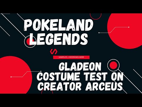 Pokeland Legends | Gladeon Costume Test | Overlord Creator Arceus