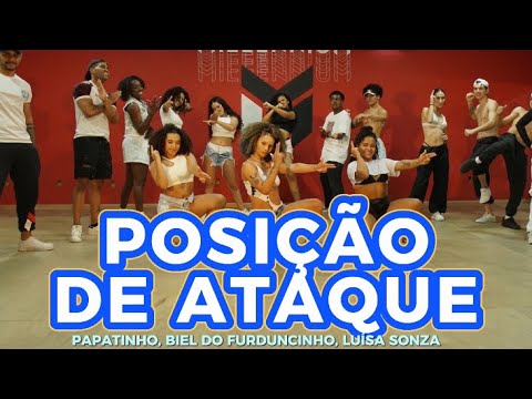 PAPATINHO, BIEL DO FURDUNCINHO, LUÍSA SONZA - POSIÇÃO DE ATAQUE | (coreografia)MILLENNIIUM 🇧🇷