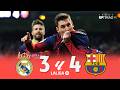 Real Madrid 3 X 4 Barcelona Messi Hat Trick La Liga 13 14 Extended Goals Highlights ᴴᴰ