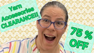 NEW Yarn Accessories clearance @hobbylobby #hobbylobbyclearance #yarntube #clearanceshopping #yarn