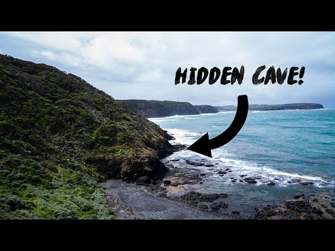 Exploring a HIDDEN CAVE and Rock Formations on the Mornington Peninsula (Crazy Weather)