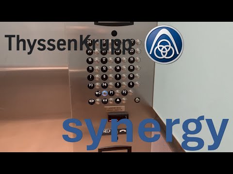 High-rise ThyssenKrupp Synergy MRL Traction Elevators - RSDAPT TYS#02 • Tysons, VA