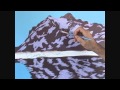 Видео 5 части 7, как рисовать горы и озеро с акрилом 