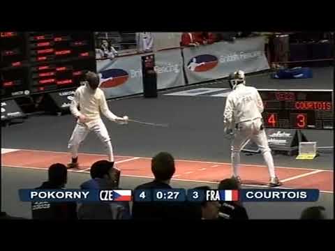 Belfast World Championships 2009 JME - L16 - Pokorny CZE v Courtois FRA