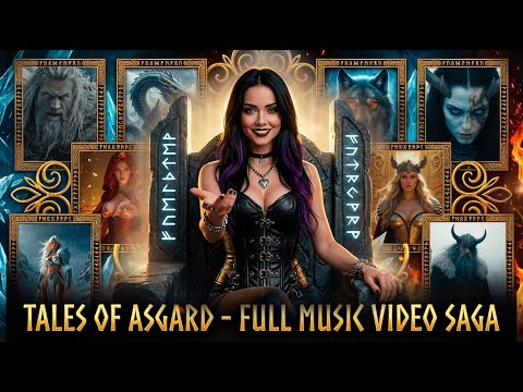 PHOENIX VALKYRIES " TALES OF ASGARD – FULL MUSIC VIDEO SAGA" - Viking Power Metal | AI MUSIC VIDEO