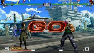 KOF XIV - Gameplay Video [WHIP vs. RALF]