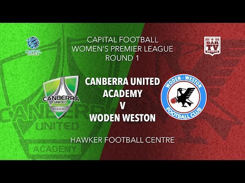2019 Capital Football Women's - Round 1 - Canberra United Academy v Woden Weston FC
