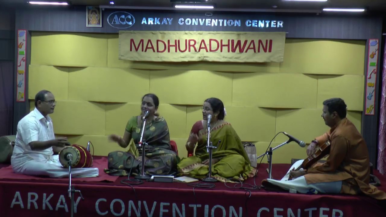 Madhuradhwani - Vasudha Ravi and Savita Sreeram Vocal duet