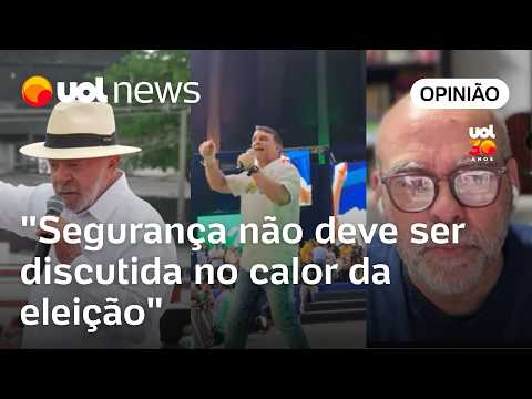 Lula e Flávio Bolsonaro não deveriam discutir segurança no calor da eleição, avalia Alexandre Borges