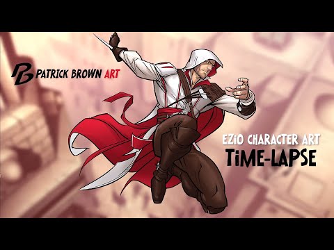 Assassin's Creed - Rendering Ezio - Time lapse