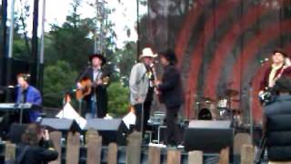 Kinky Friedman and Jerry Jeff Walker at Hardly Strictly Bluegrass