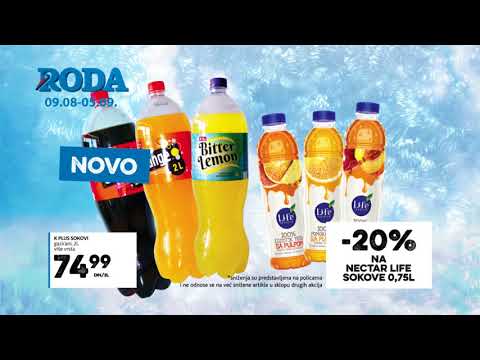 Roda I Tamo gde je sve spremno da rashladimo leto 9.08 - 5.09.2018.