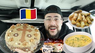 Trying ROMANIAN food for the first time ever!