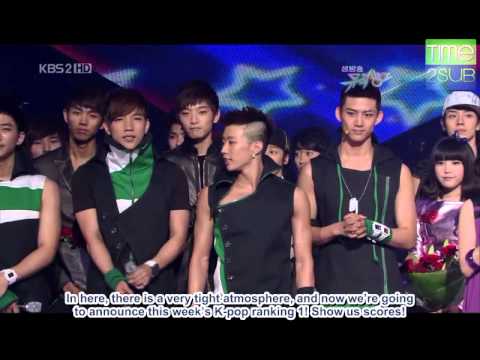 [TIME2SUB] 090501 Music Bank K-Chart Ranking - 2PM