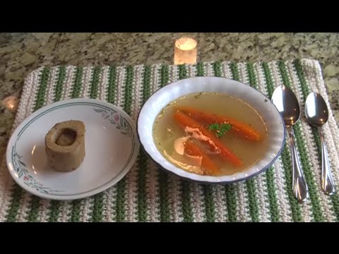 Zlata govedna juha (Golden bone soup), Slovenian recipe