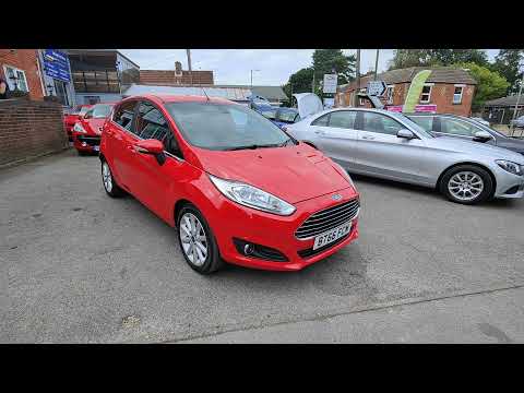 2016/66 Ford Fiesta 1.5 tdci Titanium Race Red.  New Chapel Car Company Southampton