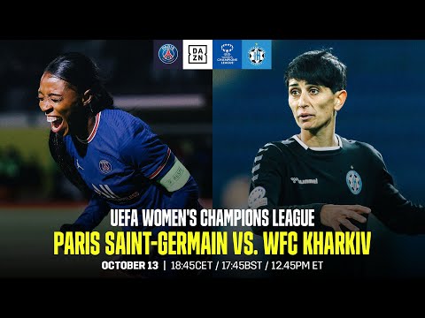 PSG vs. WFC Kharkiv | UEFA Women’s Champions League Matchday 2 Full Match
