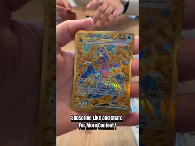 Vídeo relacionado con Pokemon - Garchomp ex 260/182 - Paradox Rift - Hyper Rare - Lámina dorada - Tarjeta individual