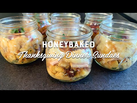HONEYBAKED THANKSGIVING DINNER SUNDAES