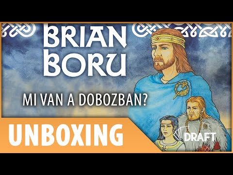 Brian Boru: High King of Ireland társasjáték unboxing // mi van a dobozban? - :: DRAFT :: Társasjáték vlog