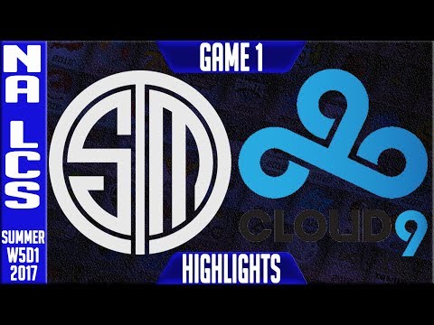 TSM vs C9 Highlights Game 1 | NA LCS week 5 summer Split 2017 | Team Solomid vs Cloud 9 G1