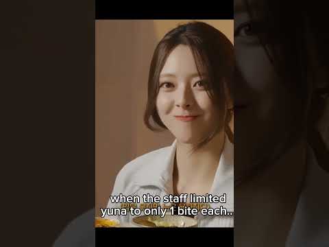 yuna and her big bites 😂 #itzy #yuna #mukbang