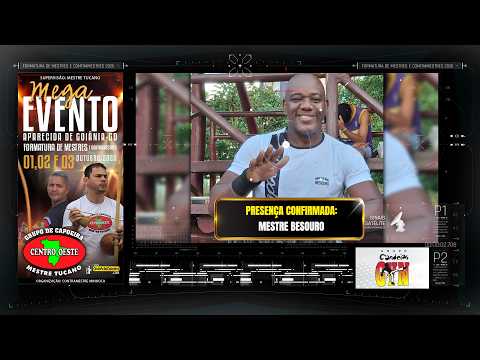 Mestre Besouro, confirmou presença